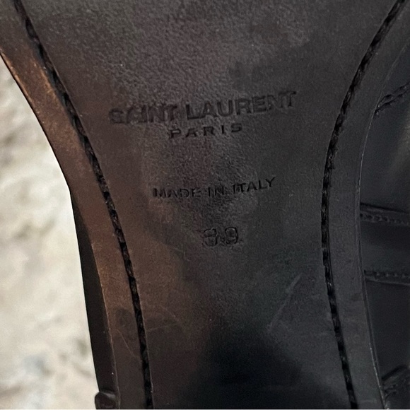 NWT & Box Authentic - Yves Saint Laurent Kate 90 Bootie Black Size 39 - Picture 9 of 15